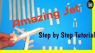 #craftforkids || How to Make Plane/Areoplane Using Ice-cream sticks ||