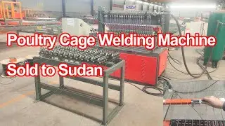 Poultry Cage Welding Machine Sold to Sudan | DAPU&RKM Machinery
