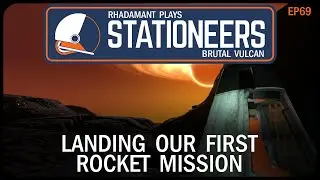 Landing Our First Rocket Mission in Stationeers Vulcan - Surviving Hell // EP69