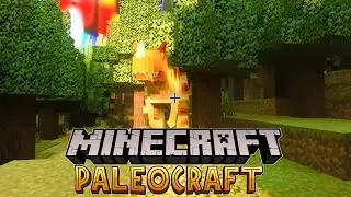 CHASED BY DINOSAURS! The BIGGEST Dinosaur DLC in Minecraft! | Paleocraft Gameplay