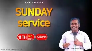 Sunday service|| 11/01/2026||10:50am||pr.paulraj