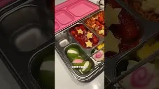 Cute & Colorful Korean Bento Lunch Box 🍱✨ | Aesthetic Food Prep