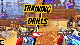 5 TRAINING DRILLS WHICH IMPROVE YOUR GAMEPLAY || APEX LEGEND MOBILE || [ HINDI ]