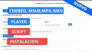 Instalar Reproductor Embed Player Script | StudiosDark