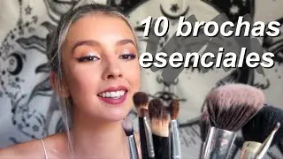 TOP 10 BROCHAS DE MAQUILLAJE! Ideal para principiantes. Para qué sirve cada brocha?