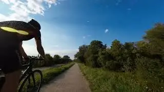 Virtual Cycling Workout - Warsaw Palace of Culture to Karowa to Goclaw - Motivation Music (37 min)
