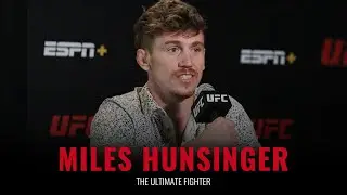 The Ultimate Fighter: Miles Hunsinger full pre-show interview