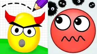 Searching Games HIDE BALL:Brain Teaser vs DRAW TO SMASH(Save The Dog), Mobile Games, Funny Videos.