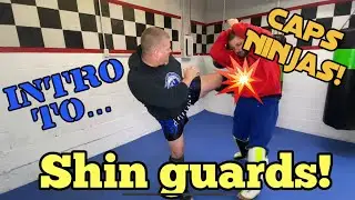 Intro to shin guards!!! Caps ninjas equipment!