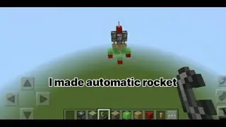 how to make automatic rocket in minecraft