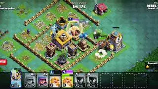 BUILDER HALL ATTACK ON TROOPS #video # clashofclans #attackshorts # videoshorts