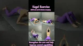 Kegel exercise for lose belly fat and slim waist, thin thighs #exercise #fitness #burnfat #yoga #abs