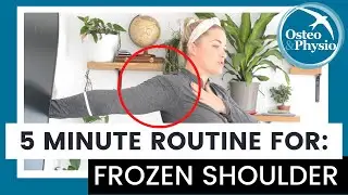 Our full 5 minute guided routine for FROZEN SHOULDER (Adhesive capsulitis)!
