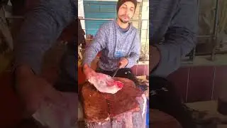 Best pieces of goat meat 🍖 cutting video 