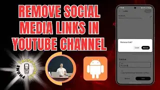Как удалить ссылки на социальные сети на канале YouTube