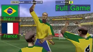 EA FIFA 99 Brazil vs France Full Match No Commentary - Nintendo 64 Retro Gaming
