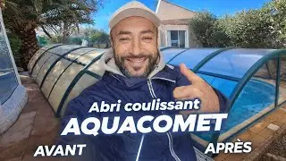 Je change tout sur cet abri de piscine coulissant sur rails : R&eacute;novation ! 