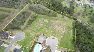 7+/- Acres Backs Up to Puckett Creek - Estate Lot or Development Potential - AUCTION May 4th, 2023