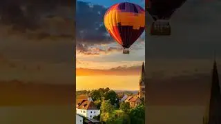 A 3D balloon 🎈 flying in the sky. #livewallpaper #facts #wallpaper #animation #naturelove #3d #art