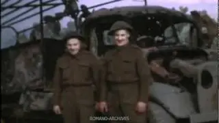 1942 Tunisia - British Truck Convoy Hitted by the Luftwaffe
