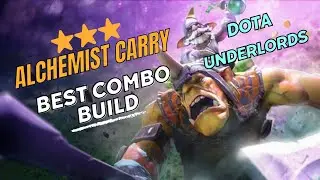 3 star Alchemist Carry the Game . DOTA underlords Indonesia