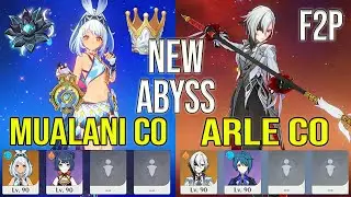 Why play with a full team when you can play as a F2P duo Floor 12 Spiral Abyss 5.0 Genshin Impact
