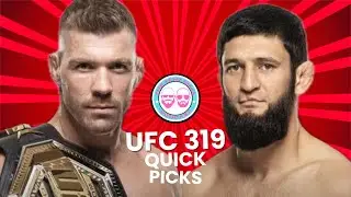 UFC 319 Quick Picks | Du Plessis vs Chimaev & Full Card Predictions