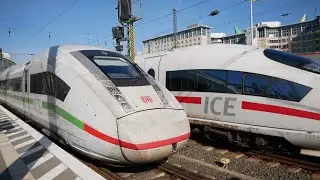 Züge in Frankfurt HBF (FULL HD)