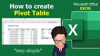 Microsoft Office EXCEL | How to create Pivot Table - 7