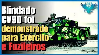 BAE Systems faz demonstra&ccedil;&atilde;o do blindado CV90 para Ex&eacute;rcito Brasileiro e Corpo de Fuzileiros Navais