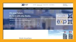 Apply as an agent with eXp Realty