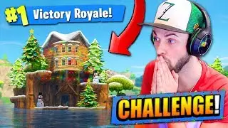 The 1 HOUSE CHALLENGE in Fortnite: Battle Royale!