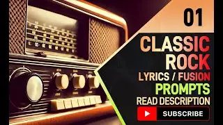 Suno AI Classic Rock Music. Blues & Country Influences. 50's. Artificial Intelligence. Playlist 2024