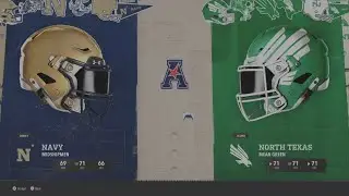 Navy vs North Texas WK8 2030 AI vs AI