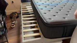 Assembly details of Garvee upholstered bed frame #amazonmusthaves #garvee #bedframe