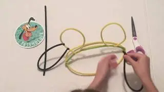 DIY Pluto Pipe Cleaner Mickey Ears