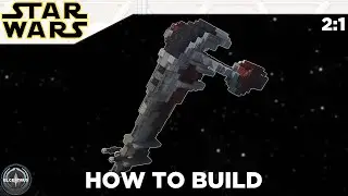 Republic Chela-class starfighter | Minecraft Star Wars tutorial