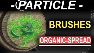 Substance-Painter: Particle Brushes (Organic-Spread!!)