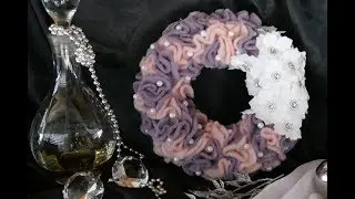 Kranz basteln aus Filz &ndash; Make a wreath of felt &ndash; Zr&oacute;b wieniec &ndash; Hacer una corona