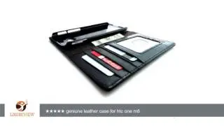 Genuine Leather Case for HTC ONE M8 Book Cover Wallet Handmade Flip Close Retro M 8 Black Free
