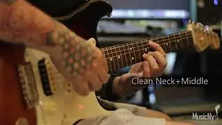 Clean Demo: Musiclily Pro HSS Prewired ST Pickguard with Artec Alnico 5 Pickups
