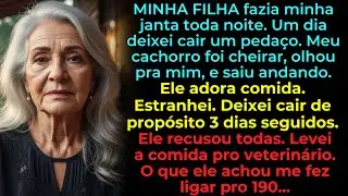 MINHA FILHA fazia minha janta, meu cachorro recusou 3 vezes, o veterinário achou algo e liguei 190