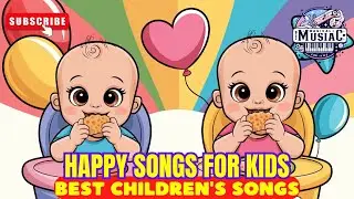Happy Songs for Kids 🎶😄 Non-Stop Fun! 🌟 Children's Songs 🎵 Nursery Rhyme