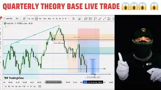 ￼ Quarterly theory base live  trade ￼😱#hiddentraderfx #trading #marketstructure #qurarterlytheory 