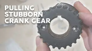 Pulling Stubborn Miata Crankshaft Gear 