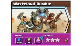 COC Wasteland Rumble New monthly Event Attack Strategy #sbo #sbotvm#parttimejob#clashofclans