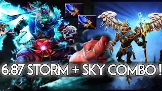 6.87 Patch Changes Dota 2 - Storm Spirit & Skywrath Mage Agha Combo!
