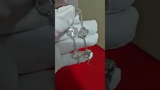 Custom 18k Van Cleef & Arpels Vintage Alhambra Bracelet, 5 Motifs #customfinejewelry #customvca