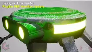 Lighting and Roughness Test - PlugBot PBR Update
