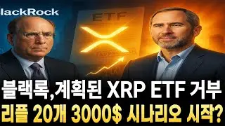 [Ripple Outlook] Blackrock's Rejection of Planned XRP ETF: Will the 20 Ripples $3,000 Scenario Be...